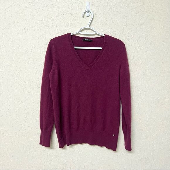 NAVYBOOT 100% Cashmere V Neck Long Sleeve Pullover Sweater Size XL - Picture 1 of 6